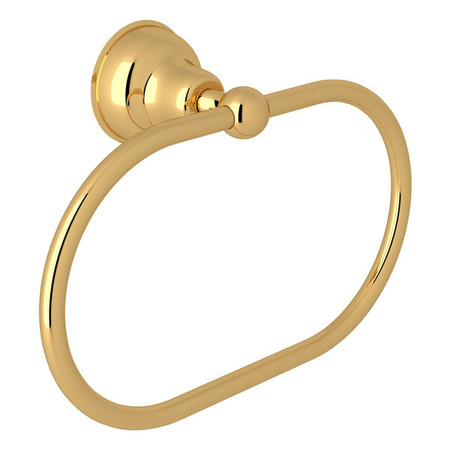 ROHL Towel Ring In Italian Brass CIS4IB